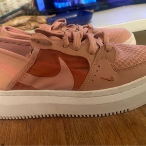 These are pink and white air forces